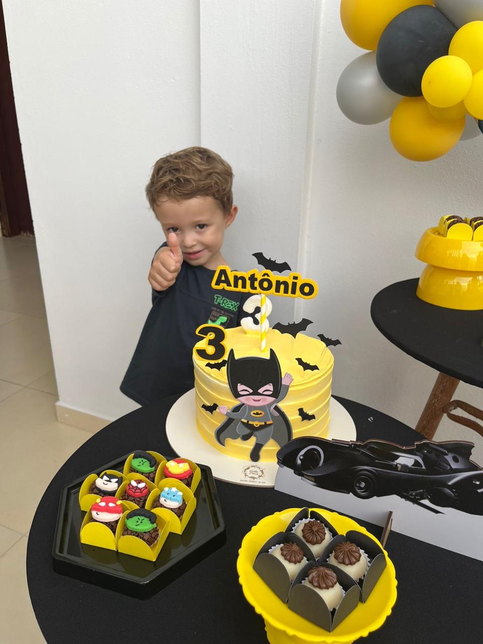 Festa de aniversário de 3 anos do Antônio
